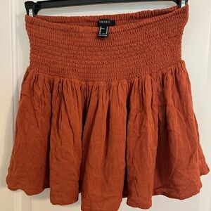 Forever 21 Terracotta Mini Skirt